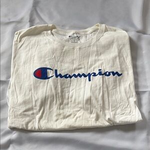 Champion white T-Shirt with Logo